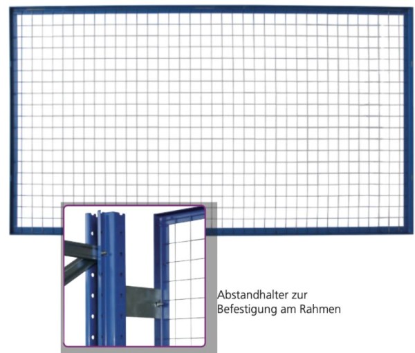 Gitter-Rückwand für Palettenregal 1825mm 1500mm