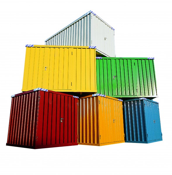 Außenlackierung mit 2K-PUR- Speziallack 5742 (Zweikomponentiger Polyurethan-Lack) für Container 3,10m x 2,30m